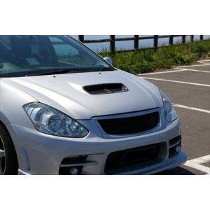 カルディナ GT FOUR ボンネットフードダクト カーボンカバー クリア 