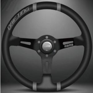 MOMO DRIFTING(モモ ドリフティング) 35Φ 85mm DEEP BKレザー/BKスポ...