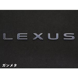 LEXUS LM500h クロマティックエンブレム  バックドアLEXUSロゴ ガンメタ