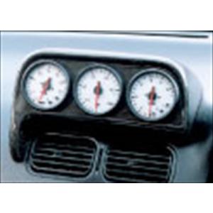 S14 シルビア 3連メーターパネル メーターフード 追加メーター FRP