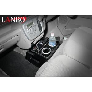 DA17V エブリイバン LANBO センターコンソールボックス ピアノブラック