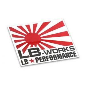 LB-Works Small カラー：ホワイト地にレッド｜autostyle-sore