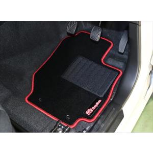 ジムニーJB64W RRP レーシングフロアーマット レッド フロント2枚 MT用