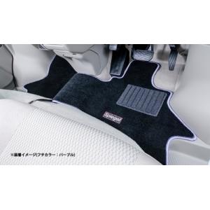DA17V エブリイバン H27.02- MT専用 リアシート分割型 フロアマット フチカラー ブラ...