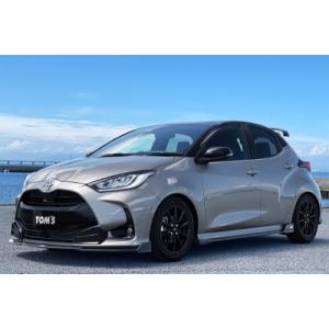 1# / 210系 ヤリス スタイリングパーツセット メーカー塗装品 フラット ブラック 取付込
