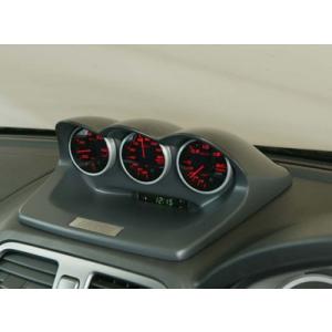 スバル インプレッサ GDA GDB WRX STI カーボン製 3連メーターフード