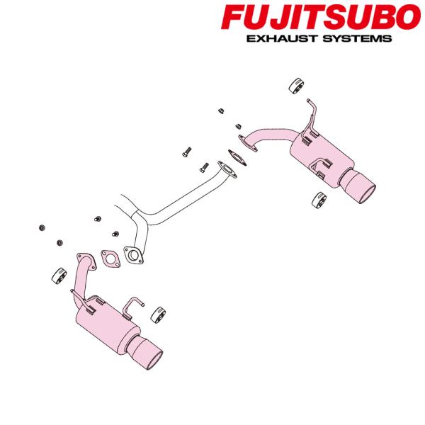 FUJITSUBO フジツボ マフラー 車 A-S WRX STI CBA-GVB H22.7〜H2...