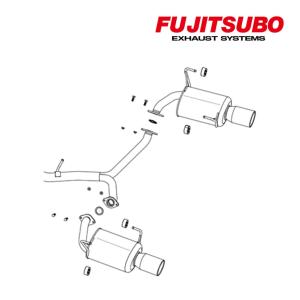湾岸 ワンガン ステンレスマフラー ZERO plus + レヴォーグ
