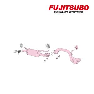 アルトワークス HA36S スズキ HST エキゾーストパイプ 096-815EXP