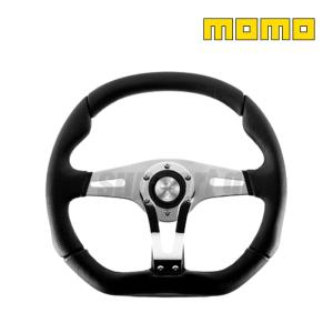 ステアリング ハンドル　MOMO MOMO（モモ） ステアリング ハンドル TREK(RED) ブラックレザー レッド