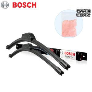 BOSCH ボッシュ ワイパーブレード AEROTWIN J-FIT(+) エアロツイン J-フィット(+) フロント2本 WRX STI VAB AJ65/AJ40 ピンク石けん付