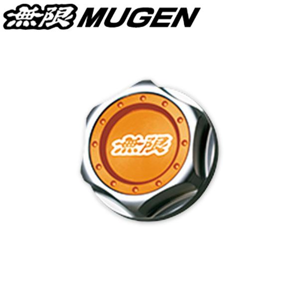 MUGEN 無限 オイルフィラーキャップ HEXAGON OIL FILLER CAP オレンジ 1...