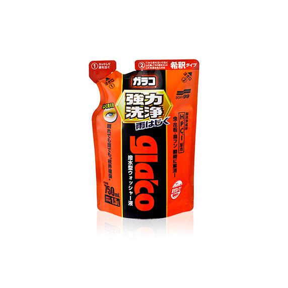 ソフト99 SOFT99 ガラコウォッシャー強力洗浄 撥水型ウォッシャー液 フロントガラス 750m...
