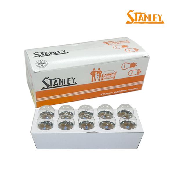 STANLEY スタンレー電気 自動車用ライト ハロゲンバルブ 10個入 R10W 12814 12...
