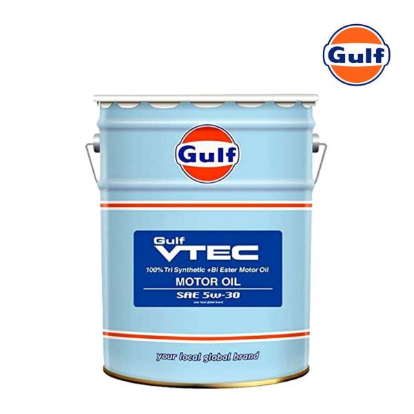 GULF ガルフ エンジンオイル 5W-30 20L ペール缶  VTEC Vテック