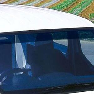 【値下げ】NCP31 bB用 フロントガラス フロントシェード ハチマキ オックスフロントシェイダー フロントバナー/ハチマキ ダークスモーク