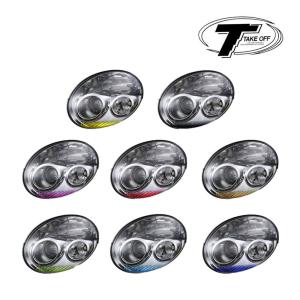 TAKE-OFF】 コペン L880K用 ヘッドライトカバー ◇ ダーク