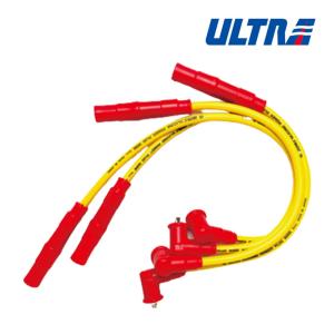 永井電子ULTRAシリコンパワープラグコード サンバートラック TV1/TV2/TT1/TT2/TW1/TW2 H11.2〜 EN07 スーパーチャージャー含む 品番2328-20 黄色