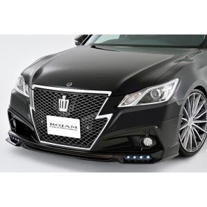 エアロワークス クラウンアスリート 210系 前期 カーボンフロントスポイラー 当社塗装品 エアロワークス クラウンアスリート 210系 前期 カーボン