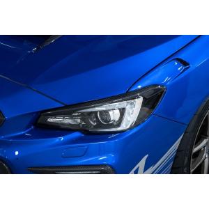 ロエン　アイライン　ガーニッシュ ウエットカーボン左右　レヴォーグ ロウェン レヴォーグ VM4/VMG D/E型 アイラインガーニッシュ FRP製 未