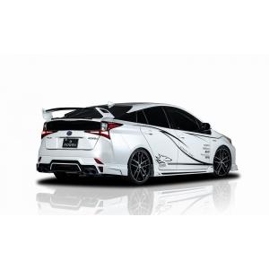 エイムゲイン プリウス 50系 後期 HYBRID リアハーフスポイラー