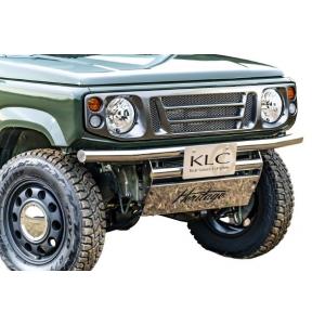 ジムニー JB64 フロントバンパー、スキッドプレート ステンレス