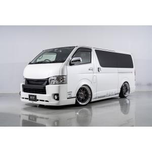 【相談可】K-BREAK  BEECAS F200L  ハイエース　ナロー　フロント　サイド　リア（ワンオフ加工）３点セット 相談可】K-BREAK BEECAS F200L ハイエース ナロー フロント サイド