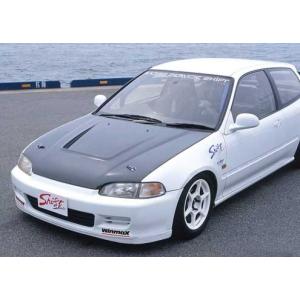 シフトスポーツ シビックタイプR EK9後期 エアロボンネット カーボン