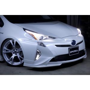 プリウス ZVW50 前期 ヘッドライトセパレートカバー 塗装取付込