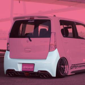 ワゴンRスティングレー MH34S S-Style リアバンパー 本体のみ : エアロ