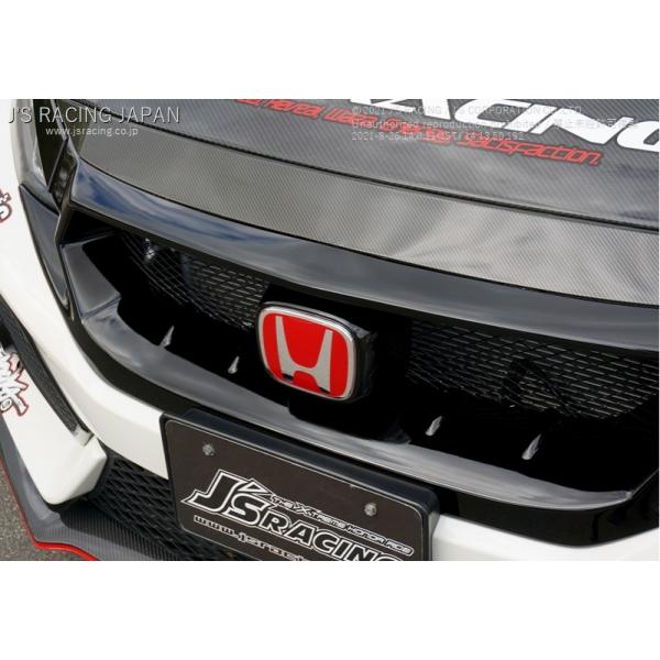ジェイズレーシング シビック TypeR FK8 フロントスポーツグリル専用エンブレム台座 FRP