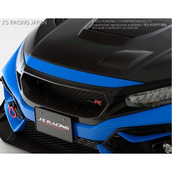 ジェイズレーシング シビック TypeR FK8 フロントスポーツグリル カーボン