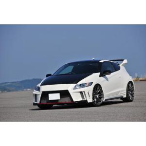CR-Z スタイルスポーツ フロントバンパー FRP製 黒ゲル Mark-2 + 5連