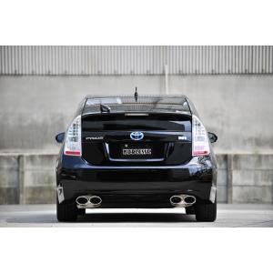 ノブレッセ プリウス 30 左右4本出しマフラー タイプ8 ハーフステン