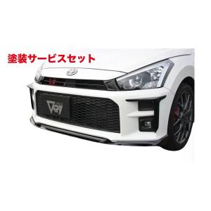 LA600タントカスタム用 ABS製エアロSEVEN フロントリップ