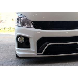 LA600タントカスタム用 ABS製エアロSEVEN フロントリップ