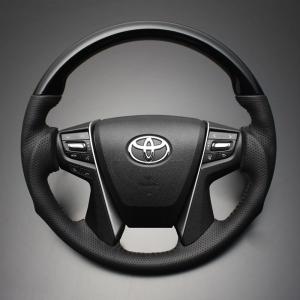 トヨタ ヴェルファイア ベルファイア 30系 純正 ウッド調 ステアリング