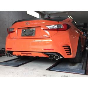 LEXUS RC 200t / 300h / 350　L:exhaust - QUAD　SUS304｜autovillage