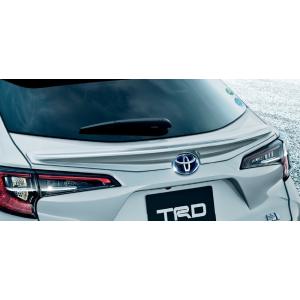 送料無料 カローラツーリング 210系 テールゲートスポイラー 塗装済 ホワイトパールクリスタルシャイン (070)