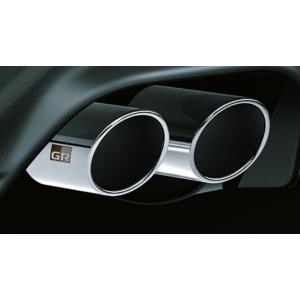 gr86 TRDマフラー ZN8 GR86 PFSループサウンドマフラー TRDバンパー専用 テール：チタン