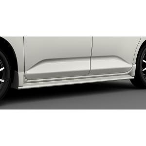 ルーミー モデリスタ サイドスカート ブラックマイカメタリック TRD ティーアールディー ルーミー サイドスカート ブラックマイカ