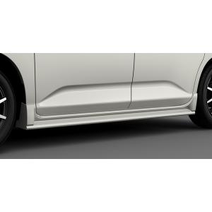 TRD ティーアールディー ルーミー サイドスカート ブラックマイカ