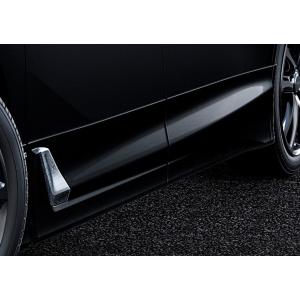 アルファード ヴェルファイア 30 後期 TRD 左 フロント サイドスカート