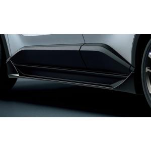 中古品 トヨタ 純正 C-HR TRD GR フロントサイドスポイラーブラック TRD 【TRD/ティーアールディー】 GRフロントサイドスポイラー ブラック