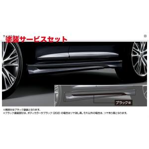 未使用　モデリスタ　アドミレイション　サイドスカート　運転席側のみ モデリスタ ハリアー 60系 後期 MODELLISTA Ver.1 サイドスカート 未