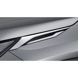 MODELLISTA モデリスタ ヘッドランプガーニッシュ ブラック×メッキ