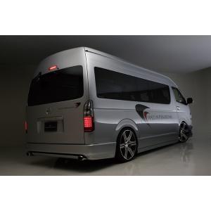 TSDスタイル(T-STYLE) 4本出しマフラー 200系ハイエース 2.0Lガソリン