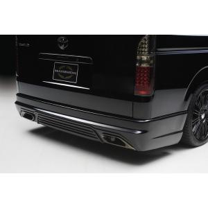 SADカスタム ハイエース 200系 4型 ワイドボディ AGENT リアバンパー