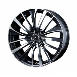 レオニス VT  パールブラック ミラーカット ホイール 1本