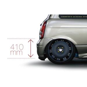 テイクオフ ミラジーノ L700S/L710S オーバーフェンダー(メッキモール